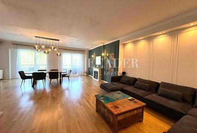 Apartament cu 4 camere semidecomandat, mobilat în Herăstrău