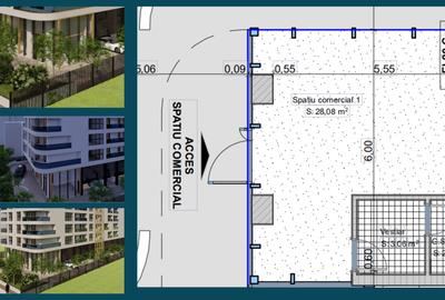 Spatiu comercial Universitate-Campus