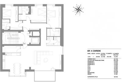 170 mp utili / 4 camere / imobil nou - 17