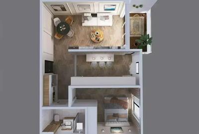 Apartament 2 camere 1 Decembrie 1918 Bucatarie 11mp / Logie / NOU - 23