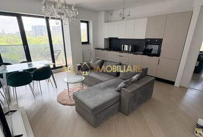 Apartament cu 2 camere semidecomandat, mobilat în Văcăresti
