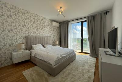 Apartament unicat | Vedere spre Padurea Baneasa | Terase de 13mp si 11mp | Lux - 9
