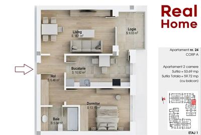 2 camere | 15 min Metrou |  1 Decembrie 1918 | premium - 3