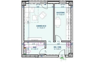 1 cameră | Etaj 2 | Centru – NYBO Residence, Iași - 10