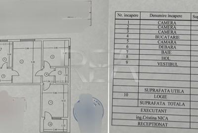 3 camere, et 3/4, anvelopat, 65mp-Drumul Taberei - 7