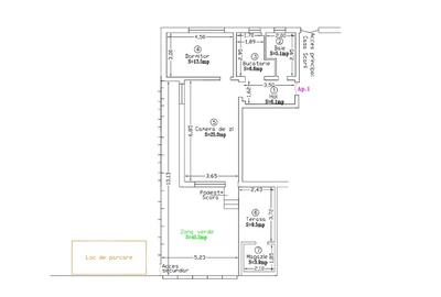 Apartament 2 camere, cu curte Dumbravita - 16