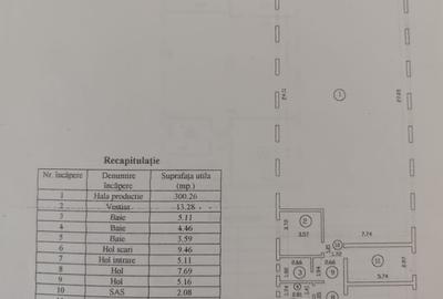 Spațiu industrial, 600 mp în Baza 3