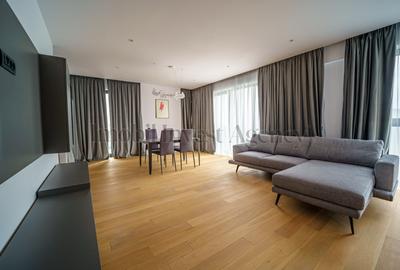 Apartament cu 4 camere semidecomandat, mobilat în Herăstrău