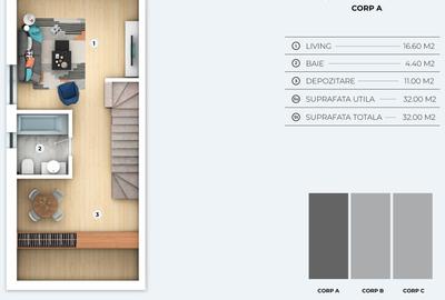 Complex de vile tip duplex si triplex  OTOPENI - PRETURI ATRACTIVE - 19