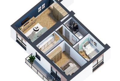 ESQ Village 3 – Platou Galata! Ap 3 camere, 61 mp, intabulat - 13