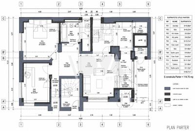 De închiriat Duplex 5 camere (parter + demisol) - vila Piata Romana - 18