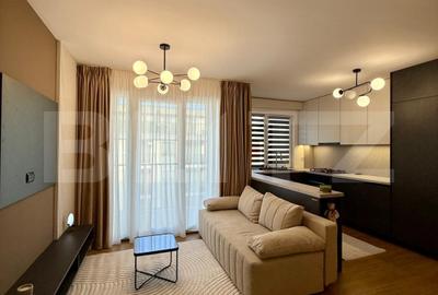 Apartament cu 2 camere semidecomandat, mobilat în Florești