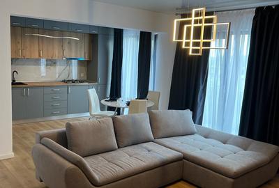 Apartament cu 2 camere semidecomandat, mobilat în Pipera