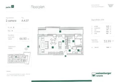 Apartament 2 camere+balcon I  Incalzire in pardoseala| Comision 0%| - 7