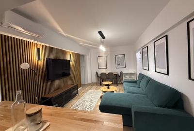 Apartament cu 2 camere semidecomandat, mobilat în Floreasca
