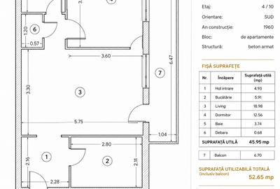 Apartament bulevardul Iancu de Hunedoara cu vedere liberă - 2