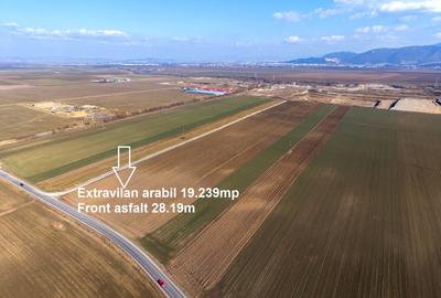 Teren extravilan arabil 19239mp Vulcan spre Codlea - 2