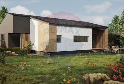 Casă cu 4 camere în Balotești