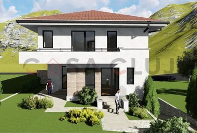 Casă individuală cu 4 camere în Dâmbul Rotund