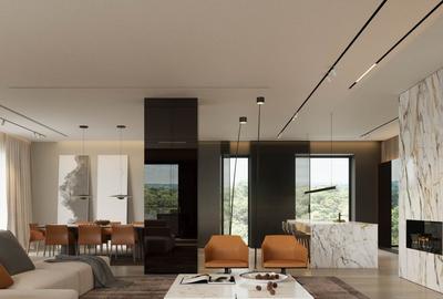Penthouse spectaculos 358mp | Living 110mp | Terasa 84mp | Vedere Padure Baneasa - 8
