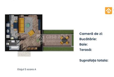 PROIECT NOU | apartament 1 camera LA CHEIE | Pacurari - Alpha Bank - 9