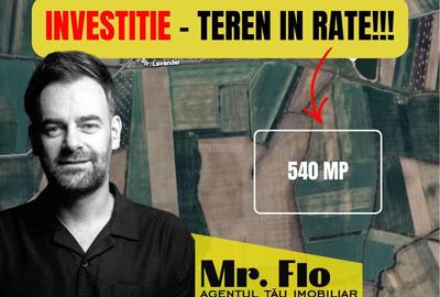 Teren de duplex Bucovat - Optiune de luat in RATE - COMISION 0 - 1