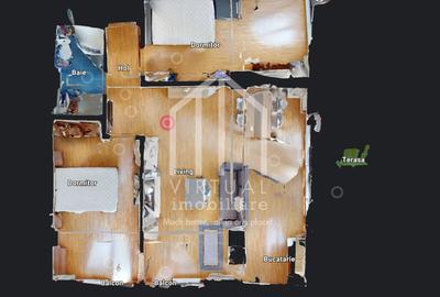 Penthouse 3 camere, 70 mp+terasa 57 mp, Dna Stanca - 10