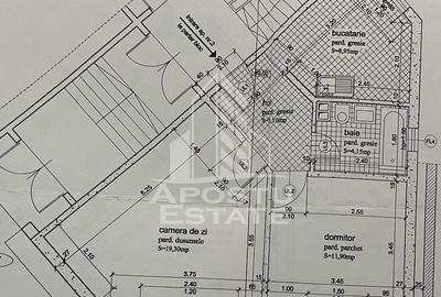 Apartament cu 2 camere, decomandat, parter inalt,centrala proprie - 7