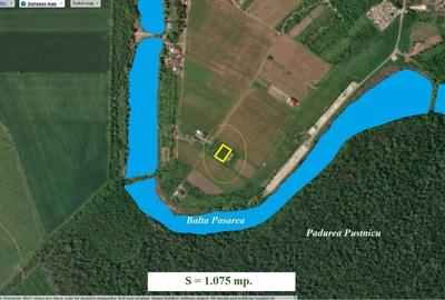 PARTICULAR - 1.075 mp. teren in Peninsula Ganeasa, langa Balta - 1
