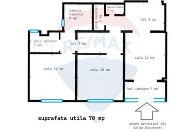 Spațiu comercial de 70mp de închiriat în zona Calea Bucuresti - 4