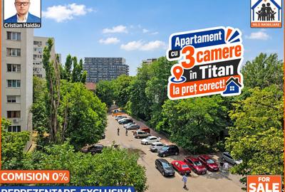 Apartament cu 3 camere în Titan