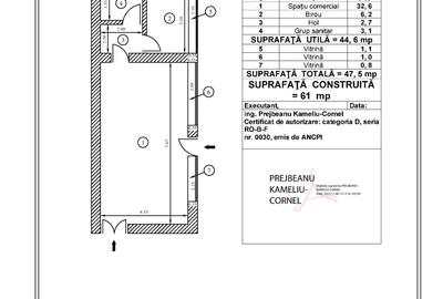 SPAȚIU COMERCIAL MILITARI, STRADA MARGELELOR 19, LIBER, RENOVAT, 45mp, 900€ - 14