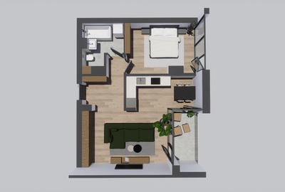 Apartament 2 camere cu pozitie ultracentrala  - Alenia Botanic Park - 3