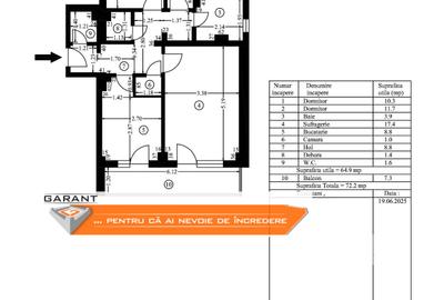 Apartament 3 camere Gavana 3, decomandat, spatios, liber. - 2