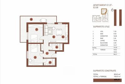 Apartament 3 camere Verdi Park Boutique - 4
