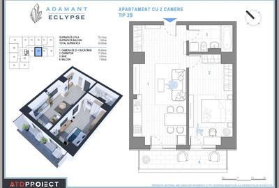 ADAMANT ECLYPSE, 2 camere, TIP 2B, 59.9mp CUG-BRD - 9