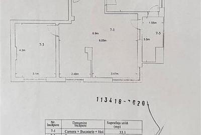 Apartament cu 2 camere decomandat în Domenii