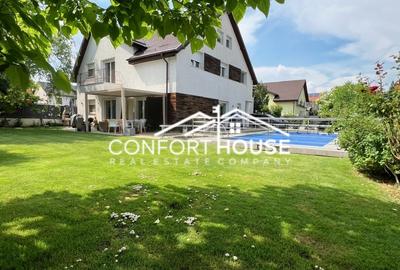 Vilă P+E+M, 7 camere,  teren 900mp, piscina , Iancu Nicolae-British School - 4