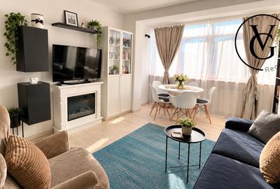 Apartament cu 2 camere semidecomandat, mobilat în City Park Mall