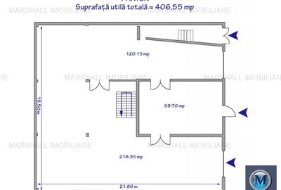 Spatiu industrial de vanzare, zona Exterior Vest, 798.55 mp #15366 - 13