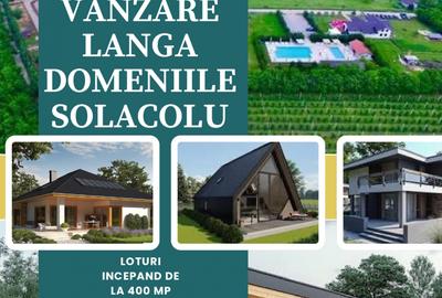 Teren Construcții intravilan de 400 mp, în Solacolu