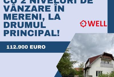 Casă de familie cu 2 niveluri de vânzare în Mereni, la drumul principal! - 1