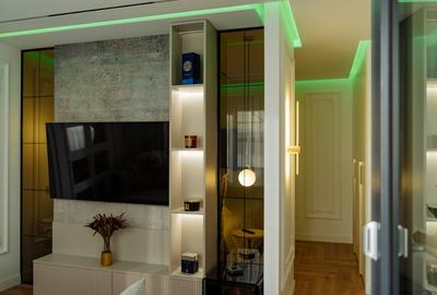Decebal-3/4-renovata integral lux, mobilata + utilata modern, TV, 135000€ - 12