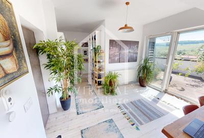 Penthouse cu 3 camere, 89mp utili si terasa 118mp, mobilat, Cisnadie - 10