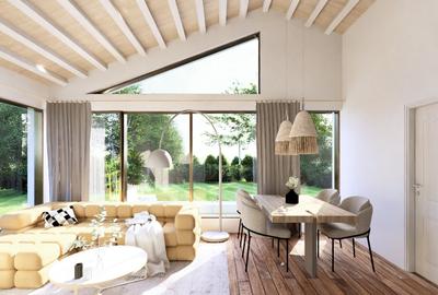 Casă individuală parter în Comana ,GR. Teren 500 mp.TVA inclusiv. - 1