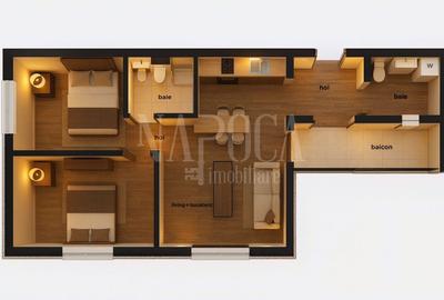 Apartament 3 camere de vanzare in Oncea Oradea, Oradea - 8