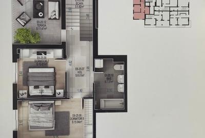 Penthouse Pallady - Complet Mobilat si Utilat / 2 locuri parcare /boxa - 15