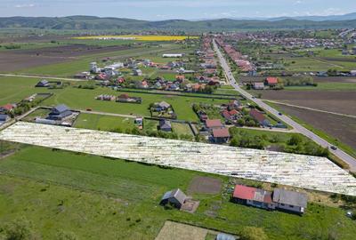 Teren intravilan Bod | Front 46 m la Asfalt | Utilități pe/lângă Teren - 1