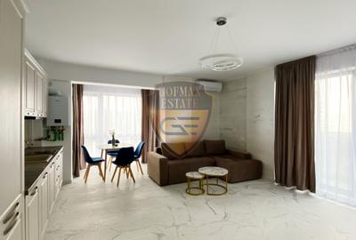 Apartament cu 3 camere open-space, mobilat în Nord