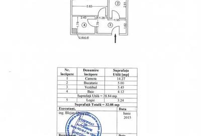Garsonieră decomandată, mobilată în Metalurgiei